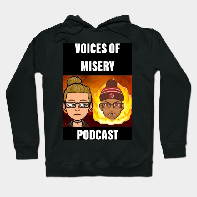 Voices of Misery Podcast Classic Logo Hoodie by Voices of Misery Podcast